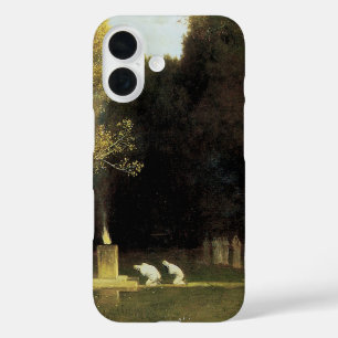 Coques iPhone 16 Le Bois sacré par Arnold Böcklin, Art vintage