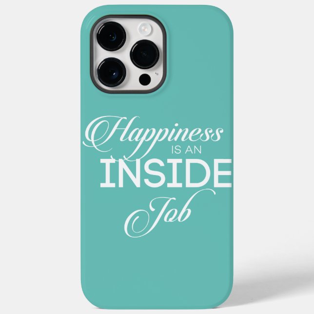 Coques Case-Mate iPhone Le Bonheur Est Un Travail Intérieur (Verso)