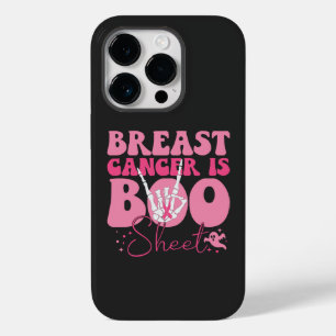 Coque Pour iPhone 14 Pro Le cancer du sein est la feuille de bas Halloween 