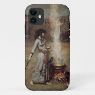 Coque iPhone 11 Le cercle magique [John William Waterhouse]