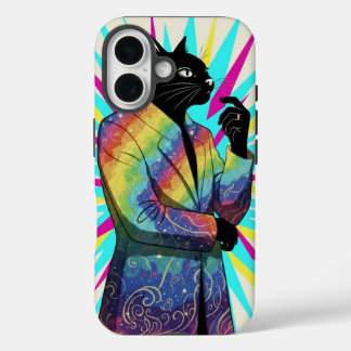 Coques iPhone 16 Le chat curieux