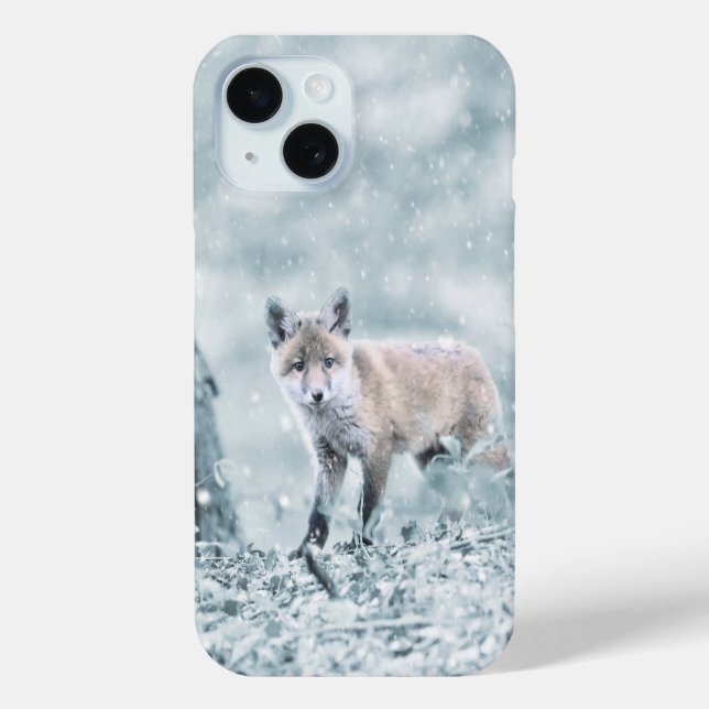 Coques Case-Mate iPhone Le club Fox dans la neige (Verso)