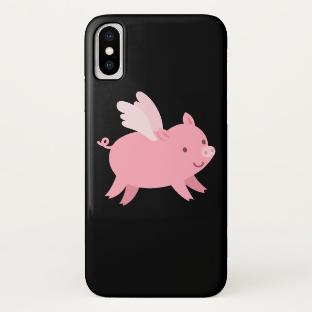 Coques Case-Mate iPhone Le Cochon Utilise Des Ailes Pour Voler Du Cochon (Dos)
