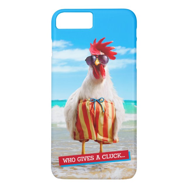 Coques Case-Mate iPhone Le coq Dude Chillin' à la plage dans les maillots  (Dos)