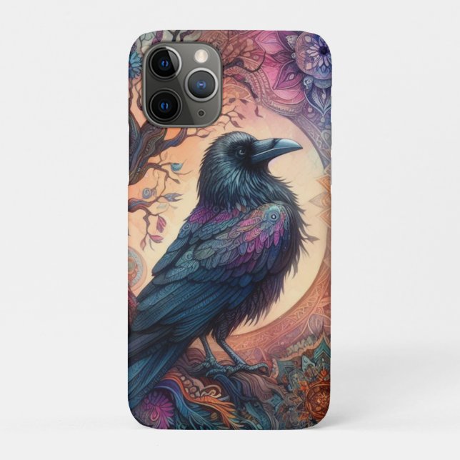 Coques Case-Mate iPhone Le Corbeau de la vie Mandala Pagan (Dos)