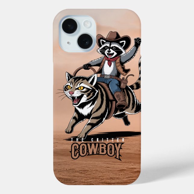 Coques Case-Mate iPhone Le cowboy de la créature (Verso)