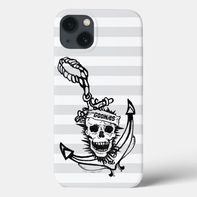 Coques Case-Mate iPhone Le crâne et l'Ancre des Goonies (Verso)