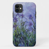 le cru fleurit lilac-irises-1917 monet.