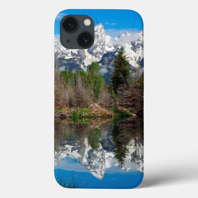Coques Case-Mate iPhone Le débarquement de Schwabacher, Grand Teton (Verso)