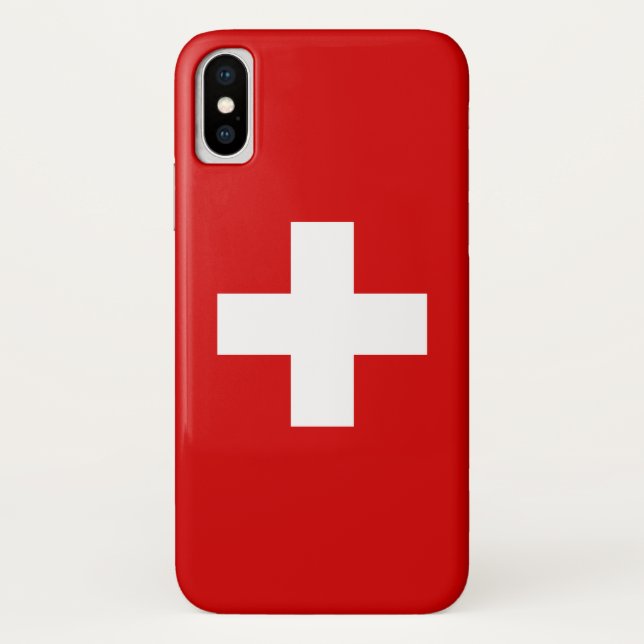 Coques Case-Mate iPhone Le drapeau de la Suisse (Dos)