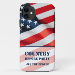 Case-Mate iPhone Case Le drapeau patriotique américain Nous le peuple