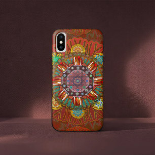 Case-Mate iPhone Case Le filtre rouge floral de Squire Manipur
