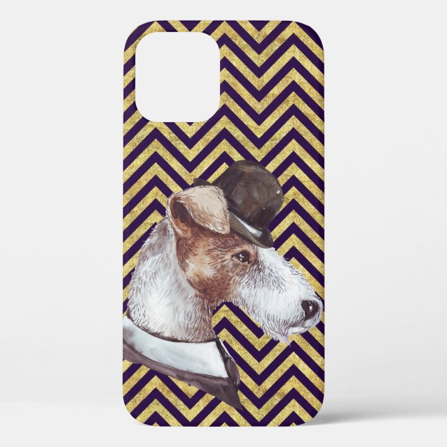 Coques Case-Mate iPhone Le Gentleman Airedale (Verso)