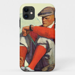 Coque iPhone 11 Le golfeur a continué l'attente