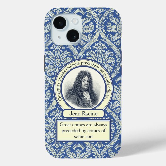 Coques Case-Mate iPhone Le grand criminel de Racine (Verso)