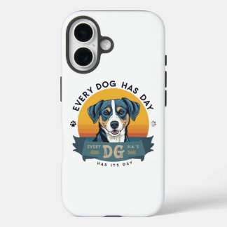 Coques iPhone 16 Le grand moment du chien