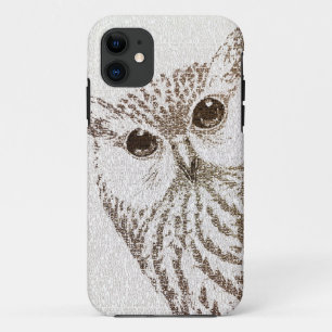 Coques Pour iPhone Le hibou intellectuel - art de typographie -