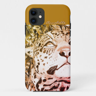 Case-Mate iPhone Case Le Jaguar (or/rouge)