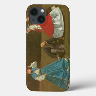 Etui iPhone 13 Le jeu de croquet, 1866 (huile sur la toile)