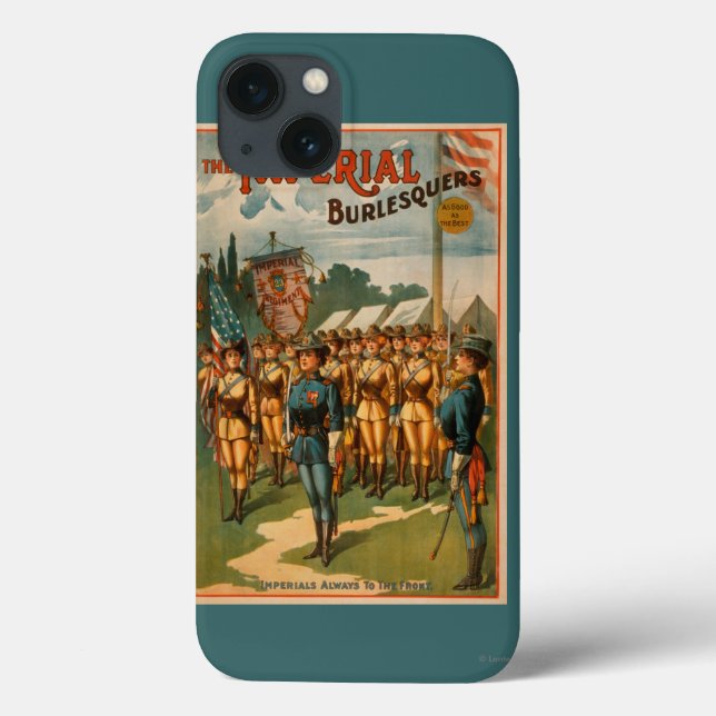 Coques Case-Mate iPhone Le jeu femelle impérial de soldats de Burlesquers (Verso)