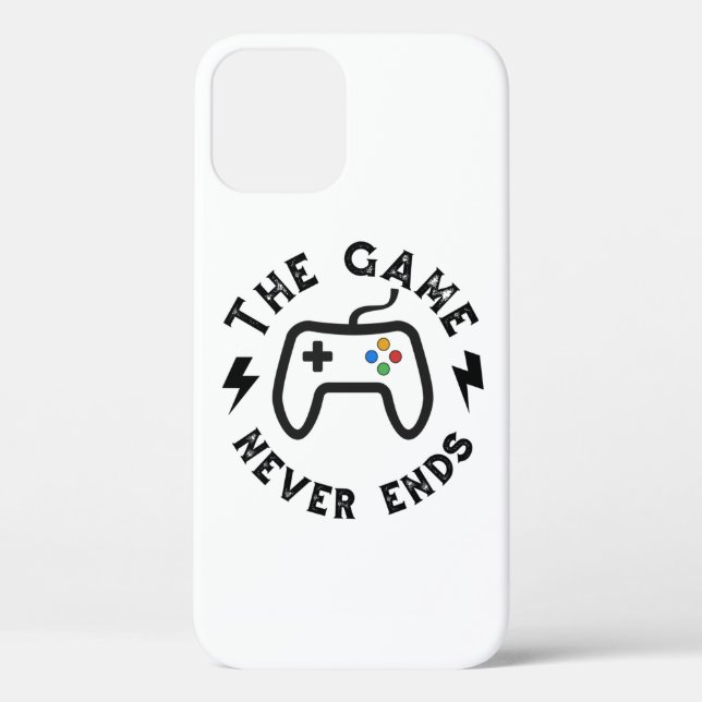 Coques Case-Mate iPhone Le jeu n'est jamais fini (Verso)