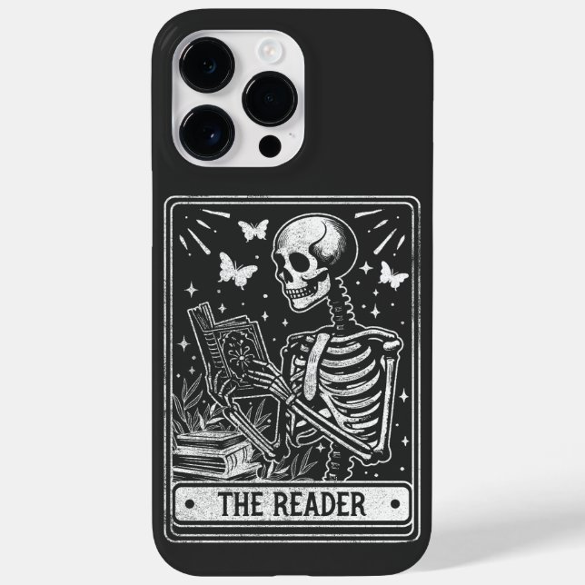 Coques Case-Mate iPhone Le lecteur Skeleton Lecture Bolover Halloween (Verso)