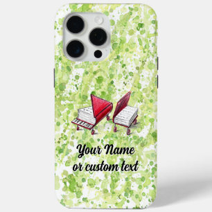 Coque iPhone 15 Pro Max Le Livre De Piano De Transformation Crème De Chaux