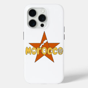 Coque iPhone 15 Pro Le Maroc est un mot-symbole des portes, des dunes