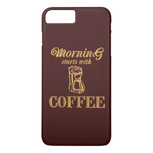 Etui iPhone Case-Mate Le matin commence avec du café