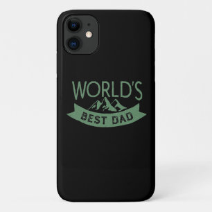 Case-Mate iPhone Case Le meilleur papa vert et noir du monde