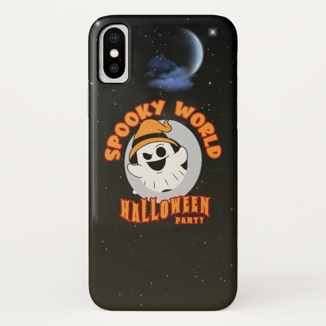 Coques Case-Mate iPhone Le monde Éffrayant d'Halloween | (Dos)