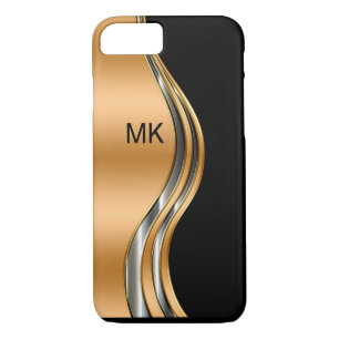 Coques Pour iPhone Le monogramme des hommes frais