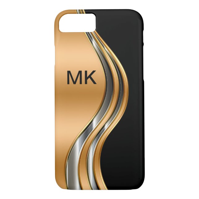 Coques Case-Mate iPhone Le monogramme des hommes frais (Dos)