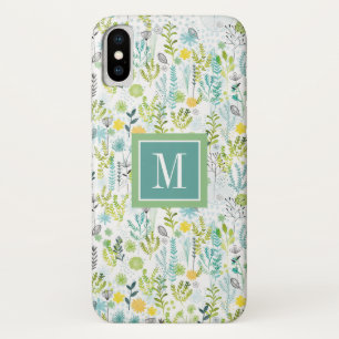 Coque iPhone X Le monogramme   sauvage et modèlent librement
