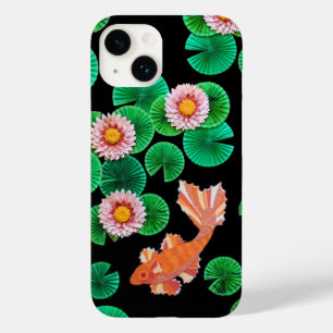 Coque Pour iPhone 14 Le papier Koi Pond