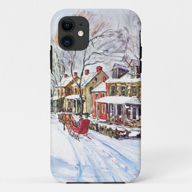 Coques Case-Mate iPhone Le pays des merveilles d'hiver (Dos)