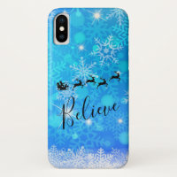 Le Père Noël et son renne volant - Croyez