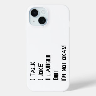 Coque Pour iPhone 15 Le poids du rire - Sensibilisation à la santé ment