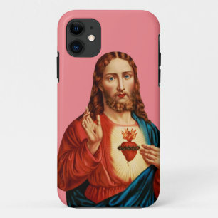 Case-Mate iPhone Case Le Portrait d'Art Fin du Sacré-Cœur de Jésus