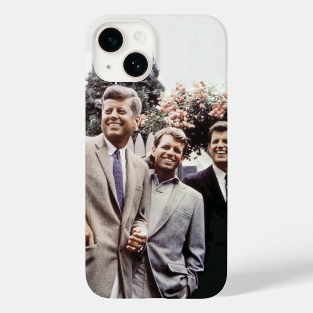 Coques Case-Mate iPhone Le président américain John Kennedy & Robert & Ted (Verso)