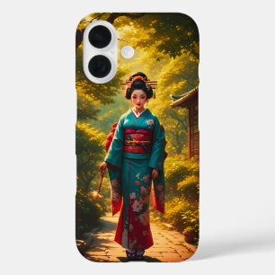 Coques iPhone 16 Le rayonnement d'un Kimono