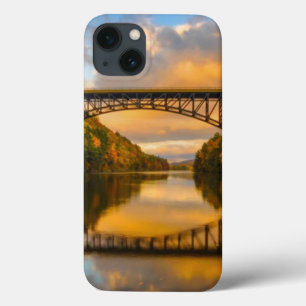 iPhone 13 Coque Le Roi français Bridge dans l'automne