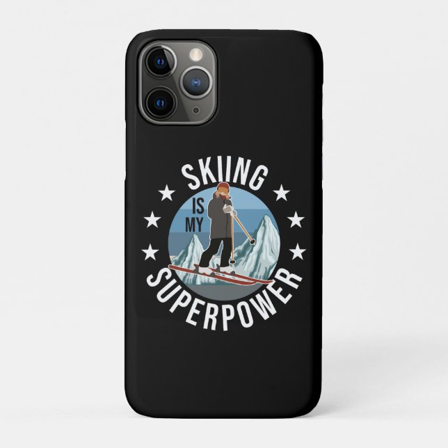 Coques Case-Mate iPhone Le Ski Est Ma Superpuissance (Dos)