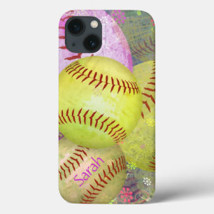 Case-Mate iPhone Case Le softball personnalisé de la fille