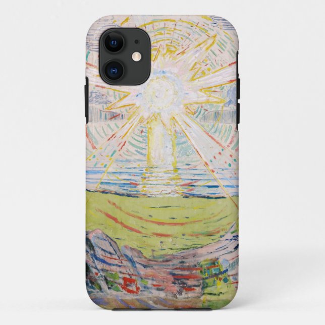 Coques Case-Mate iPhone Le Soleil par Edvard Munch (Dos)