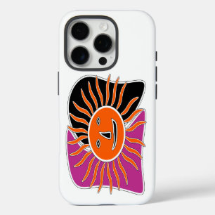Coques iPhone 16 Pro Le soleil souriant Coque-coque iphone Mate
