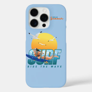 Coques iPhone 16 Pro Le surfeur monte la vague (F)