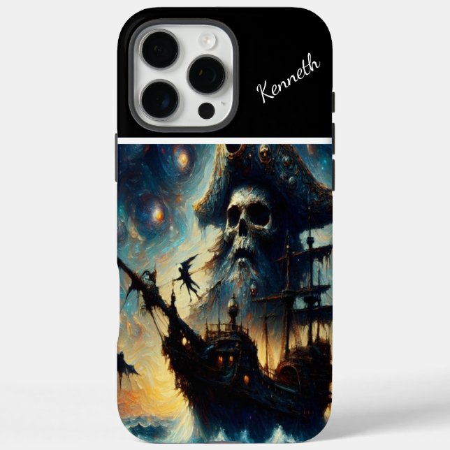Coques Case-Mate iPhone Le vaisseau du capitaine du crâne (Verso)