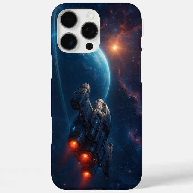 Coques Case-Mate iPhone Le vaisseau spatial futuriste (Verso)
