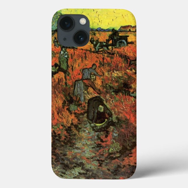 Coques Case-Mate iPhone Le vignoble rouge par Vincent van Gogh (Verso)